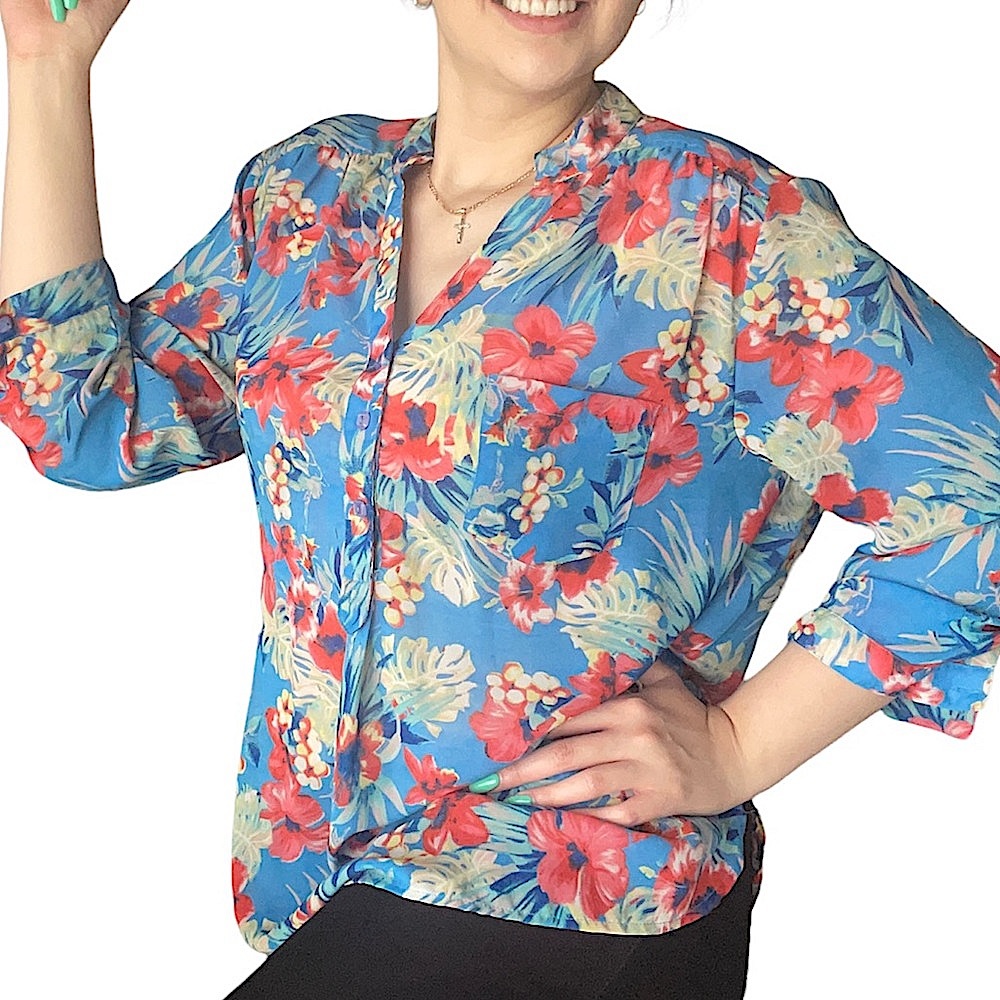 🥏Blue Blouse - Picture 8 of 8